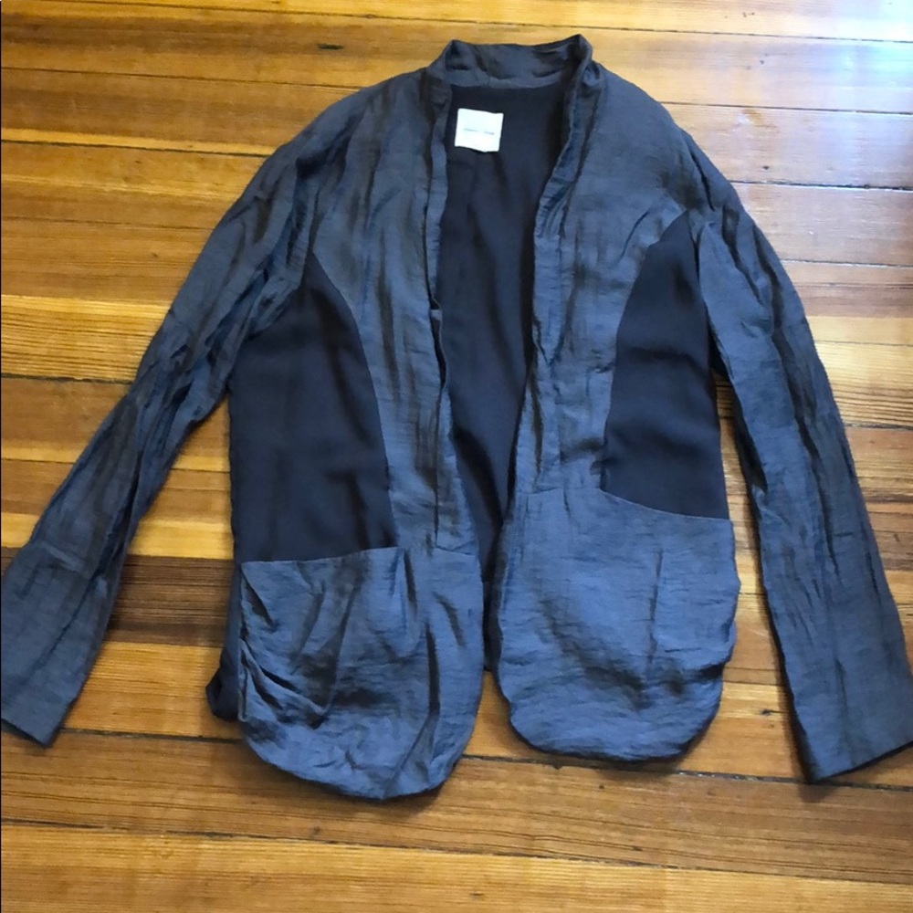 Silence + Noise grey cardigan- size L